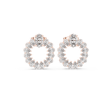 Oval & Pear Cut Diamond Earrings