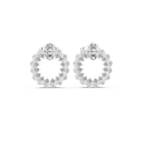 Oval & Pear Cut Diamond Earrings