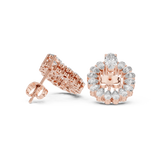 Oval & Pear Cut Diamond Earrings