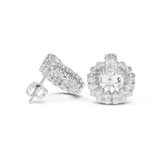 Oval & Pear Cut Diamond Earrings
