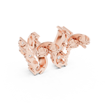 Marina Wave Diamond Earrings