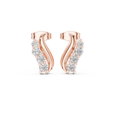 Marina Wave Diamond Earrings