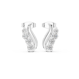 Marina Wave Diamond Earrings