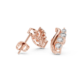 Marina Wave Diamond Earrings