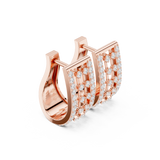 Rosévara Diamond Hoop Earrings