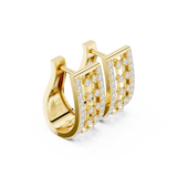 Rosévara Diamond Hoop Earrings