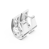 Velastra Diamond Geometric Hoop Earrings