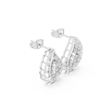 Velunira Floral Diamond Drop Earrings