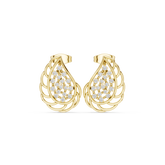 Velunira Floral Diamond Drop Earrings