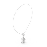 Leafdrop Water Drop Diamond Pendant