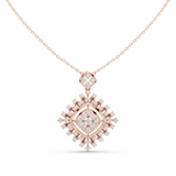 Squarelle Diamond Pendant