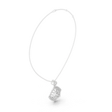 Squarelle Diamond Pendant