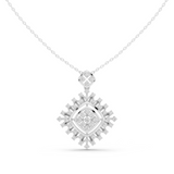 Squarelle Diamond Pendant