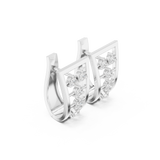 Isabella Prism Diamond Earrings