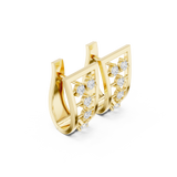 Isabella Prism Diamond Earrings