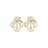 Senlisse Lotus Diamond Earrings
