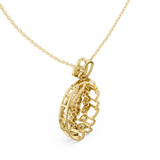 Aeris Wing Diamond Pendant