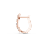 Velmira Five Stone Hoop Earrings