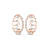 Velmira Five Stone Hoop Earrings