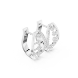 Velmira Five Stone Hoop Earrings