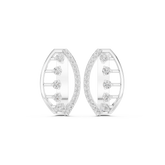 Velmira Five Stone Hoop Earrings