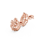 Aqualeaf Flow Diamond Earrings