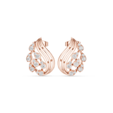 Aqualeaf Flow Diamond Earrings