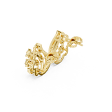 Aqualeaf Flow Diamond Earrings
