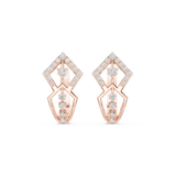Orlitra Triangle Frame Diamond Earrings.