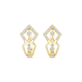 Orlitra Triangle Frame Diamond Earrings.