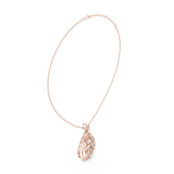 Aquafolia Diamond Pendant