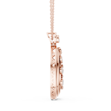 Aquafolia Diamond Pendant