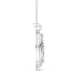 Aquafolia Diamond Pendant