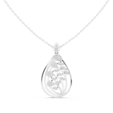 Aquafolia Diamond Pendant