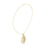 Aquafolia Diamond Pendant