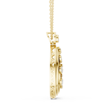 Aquafolia Diamond Pendant