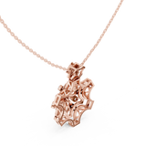 Hexaflora Diamond Pendant