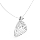 Triwing Diamond Pendant