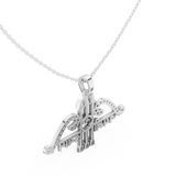 Trishakti Om Diamond Pendant
