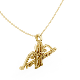 Trishakti Om Diamond Pendant