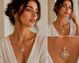 Squarelle Diamond Pendant