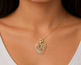 Leafora Wing Diamond Pendant