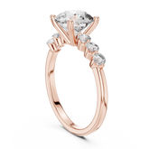 Elegant 7-Stone Diamond Engagement Ring