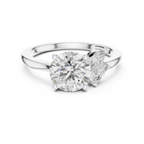 Celestique Round Cut Engagement Ring