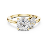 Celestique Round Cut Engagement Ring