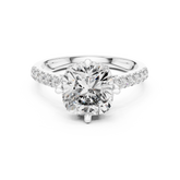 Orlisse Cushion Cut Diamond Engagement Ring