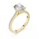 Lumivelle Hidden Halo Diamond Ring