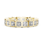 Square Emerald Cut Eternity Ring