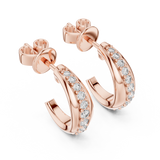 Aurelia Twinkle Gold Hoops Earrings