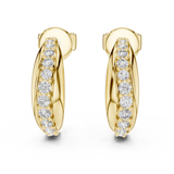 Aurelia Twinkle Gold Hoops Earrings